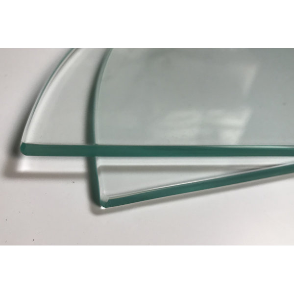 Winston Porter Wrightstown Glass Corner Shelf & Reviews Wayfair